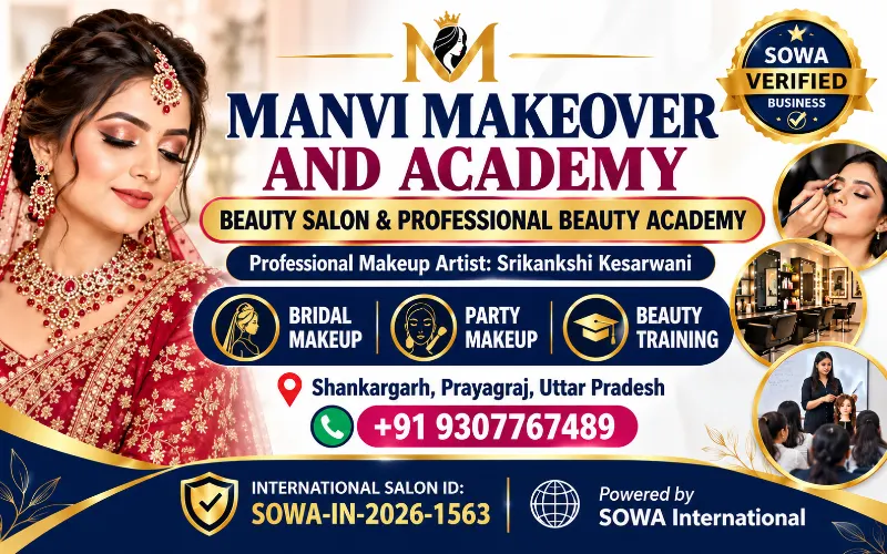 Manvi Makeover and Academy Shankargarh | Best Beauty Salon & Academy | Shankargarh