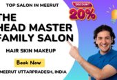 The Head Masters Family Salon Meerut | Unisex Salon, Bridal Makeup & Hair Treatment Services in Shastri Nagar