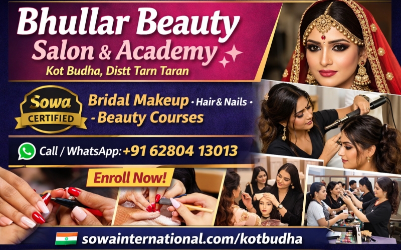 bhullar beauty salon and academy kot budha